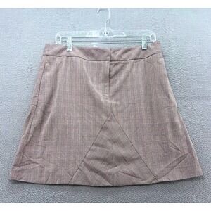 Cutter & Buck Skort Womens 8 Plaid A-Line  Zipper Pocket Built in Shorts NWT